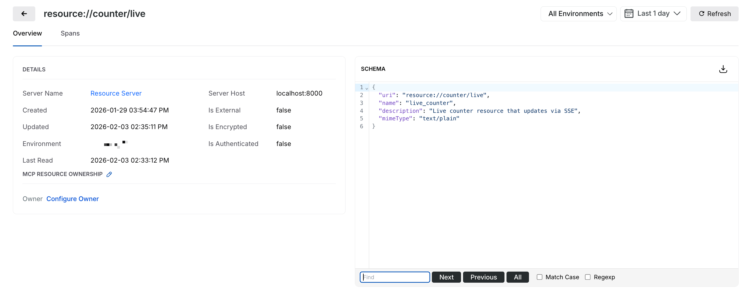 MCP Resource Details