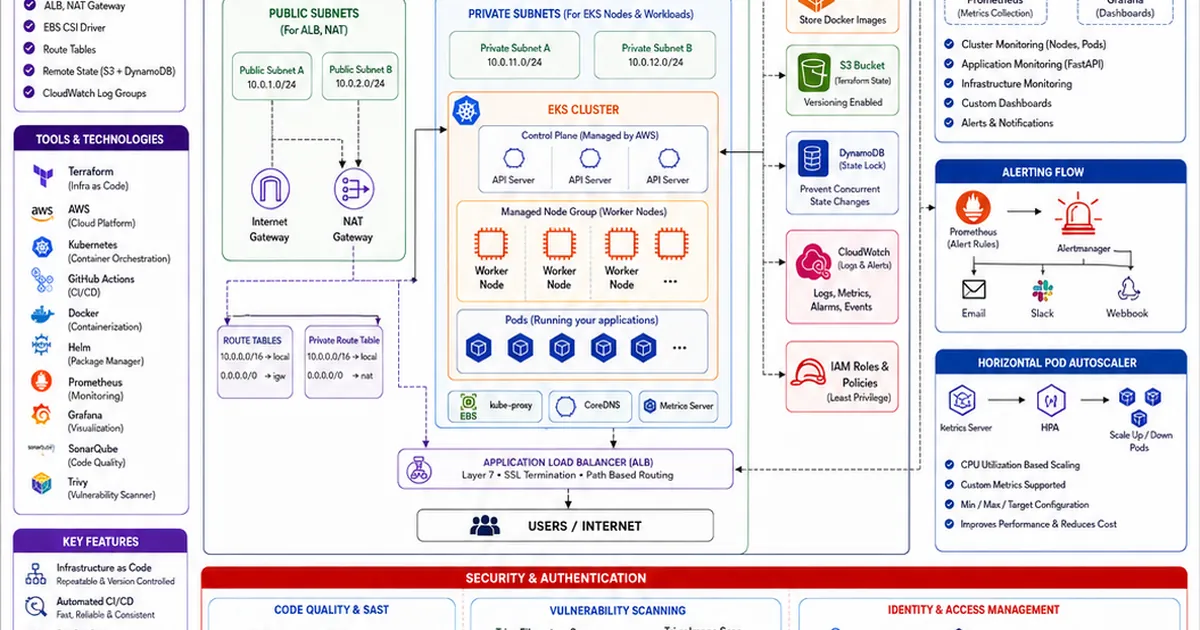 🚀 Building a Production-Ready DevSecOps Platform on AWS EKS Using Terraform, GitHub Actions…