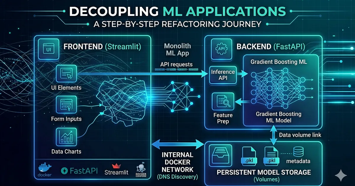 How I Split My ML App into Microservices (Because a Monolithic Dockerfile Was a Bad Idea)