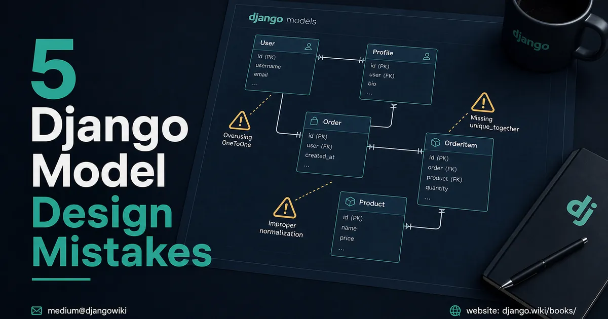 5 Django Model Design Mistakes to Avoid