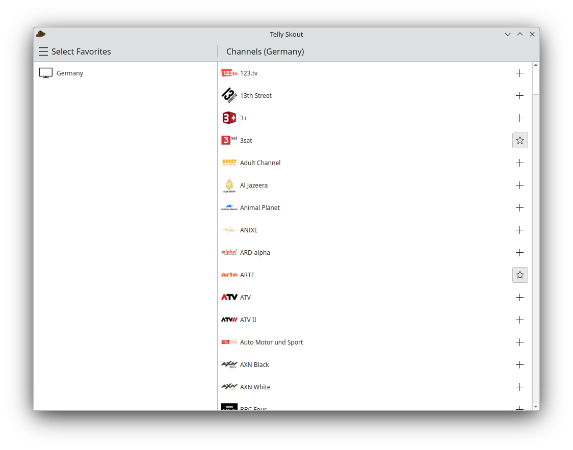Selecció dels preferits