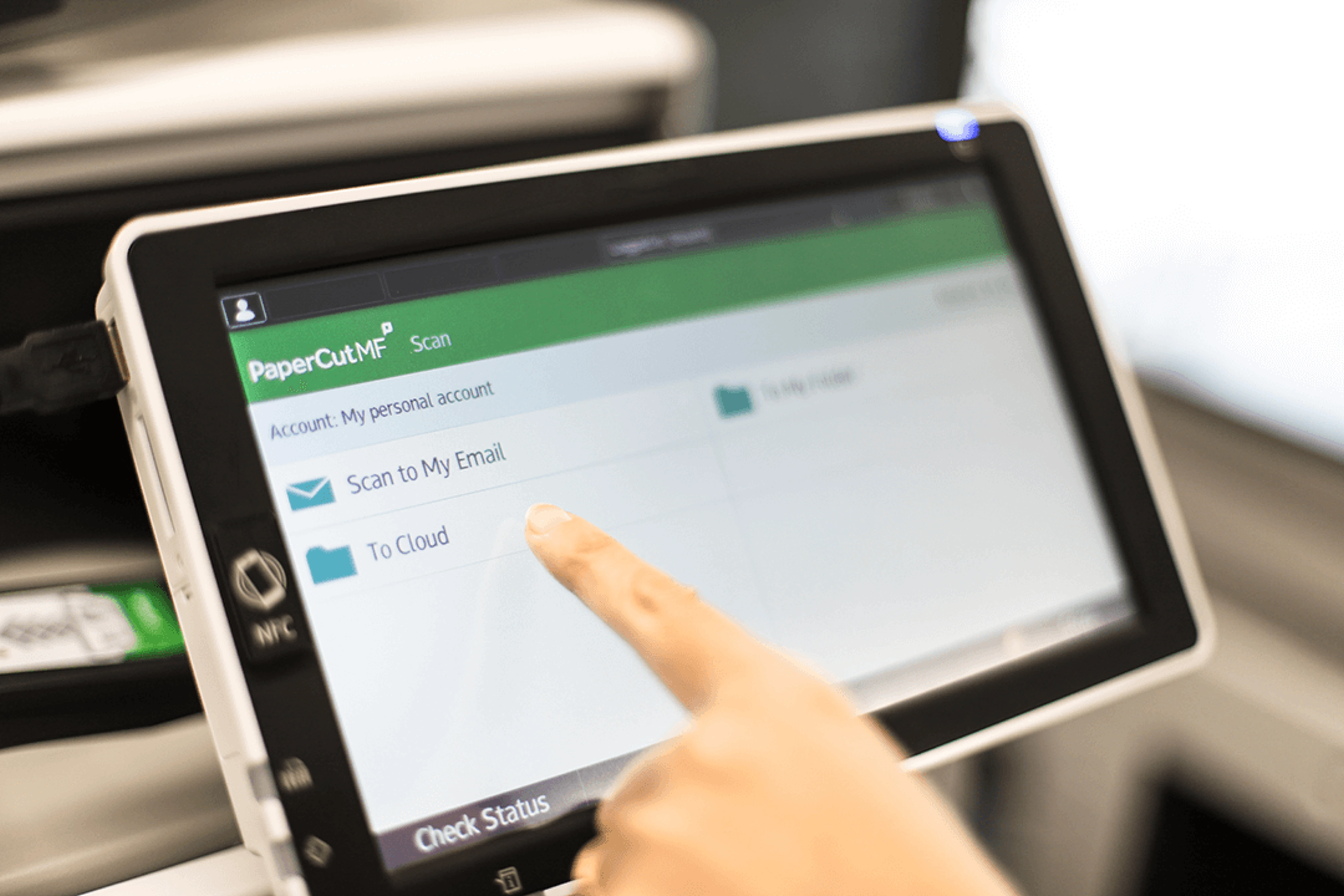Printer screen