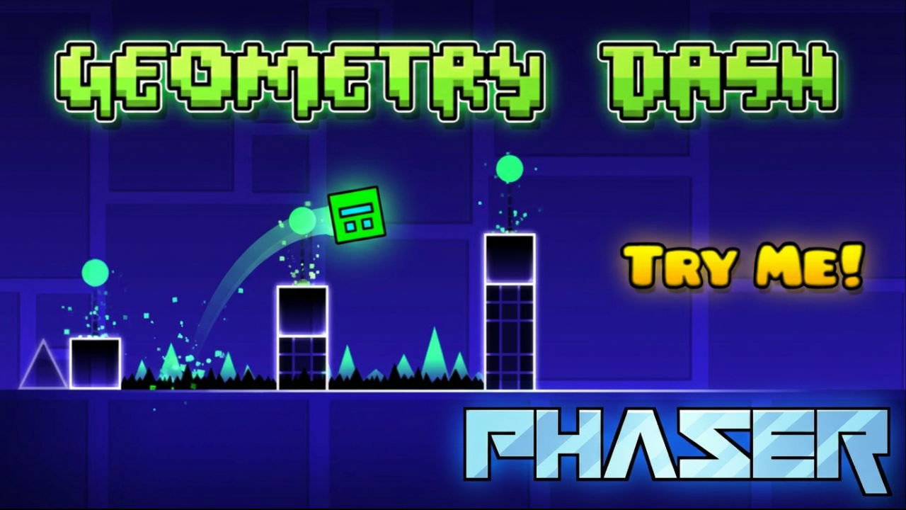 Geometry Dash Web Demo Runs on Phaser