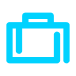 blue briefcase icon