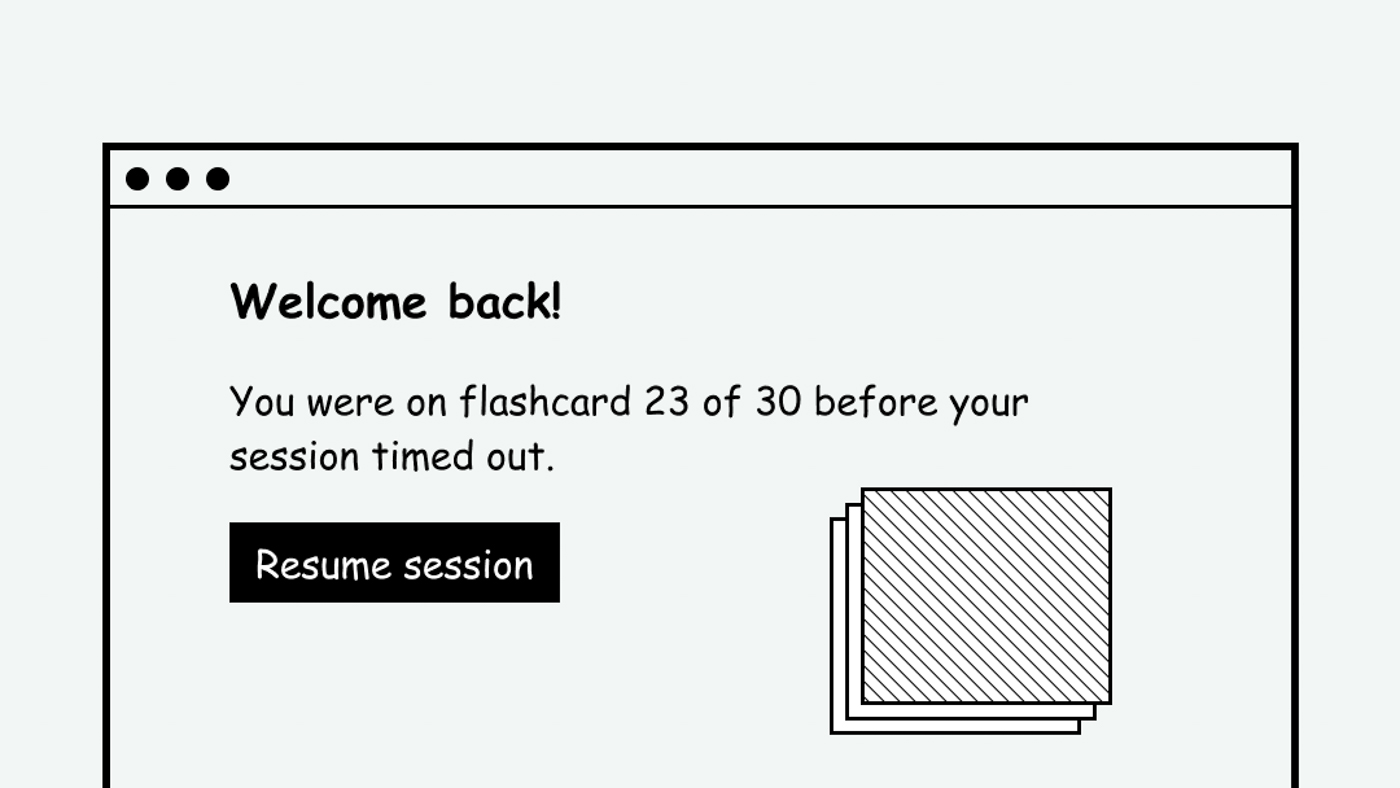 A website that allows users to retain unsaved data after logging back in