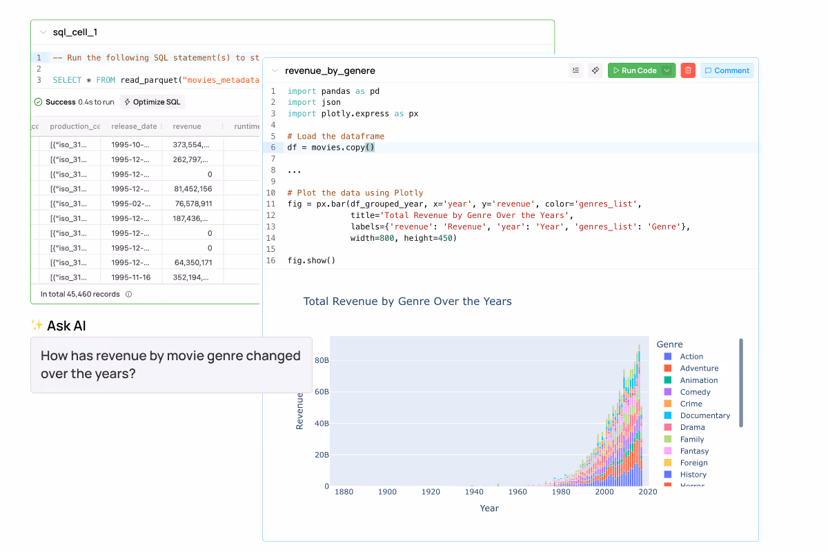 AI Python notebooks