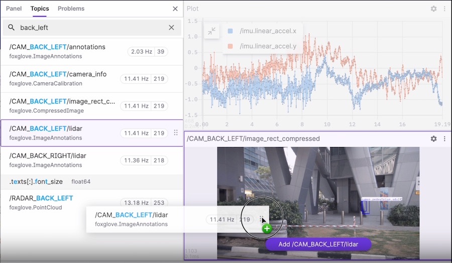 Improved Topic Discovery and Visualization in Foxglove