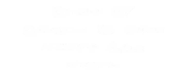 Logos of destination systems UMH publishes data to.