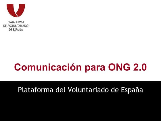00 Web 2.0 aplicada al trabajo de las ONG