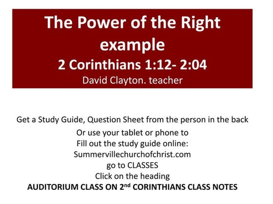 03  power of the right example