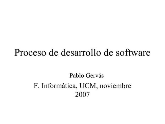03 proceso de desarrollo de software