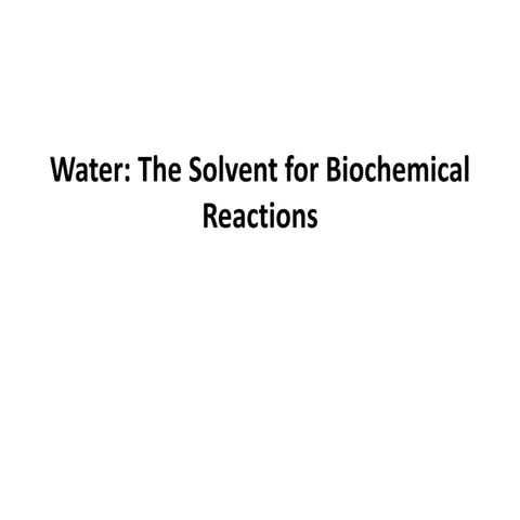 the introduction of Water Properties for basic