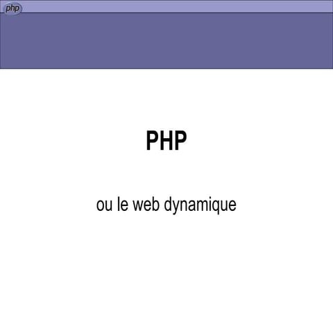 PHP - get started