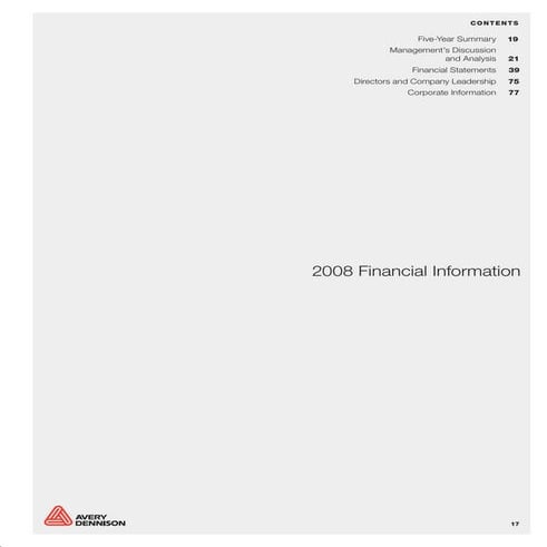 avery denninson2008AnnualReport_financials