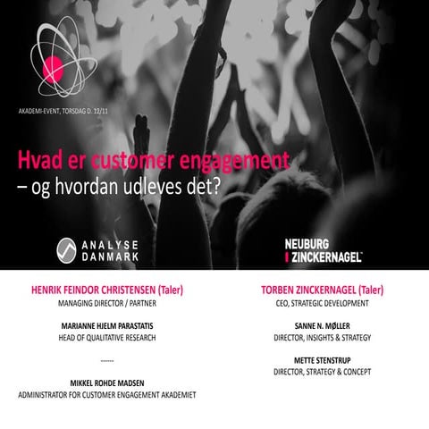 Hvad er customer engagement - og hvordan udleves det?