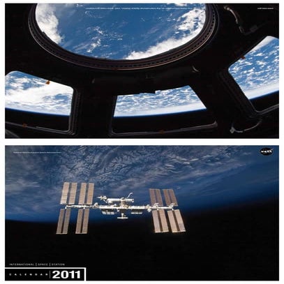 International Space Station calendar 2011