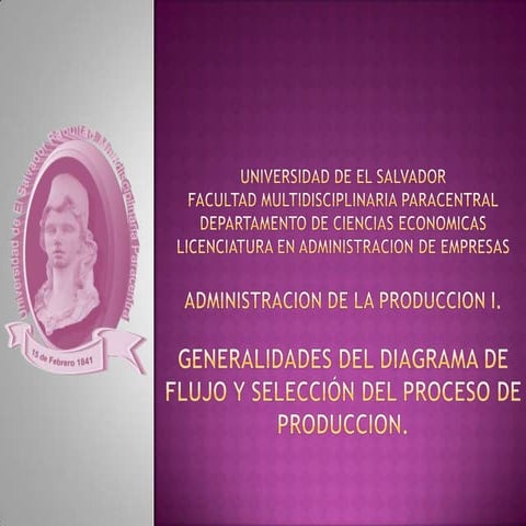 DIAGRAMA DE FLUJO Y SELECCIÓN DEL PROCESO