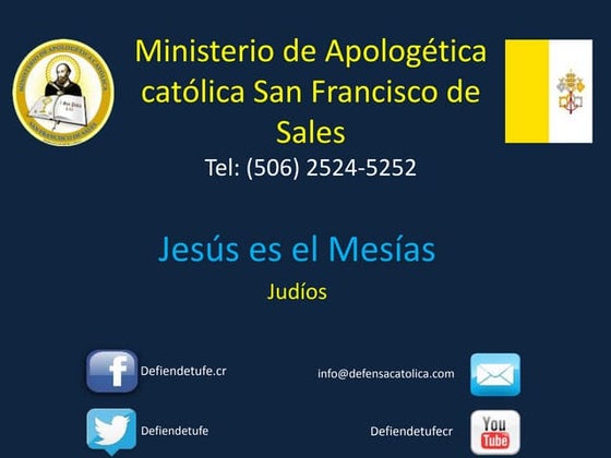 Macsfs apologetica ii judios jesus es el mesias