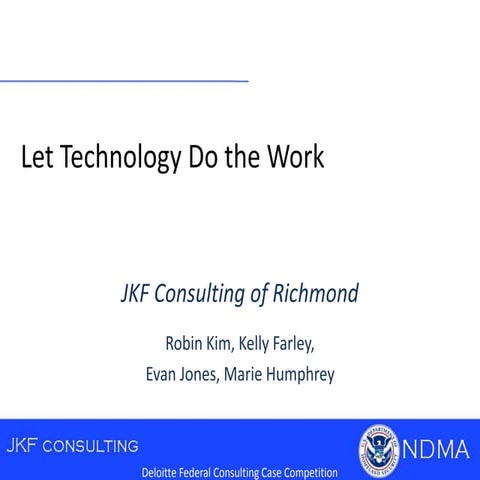 Deloitte Consulting Case Competition