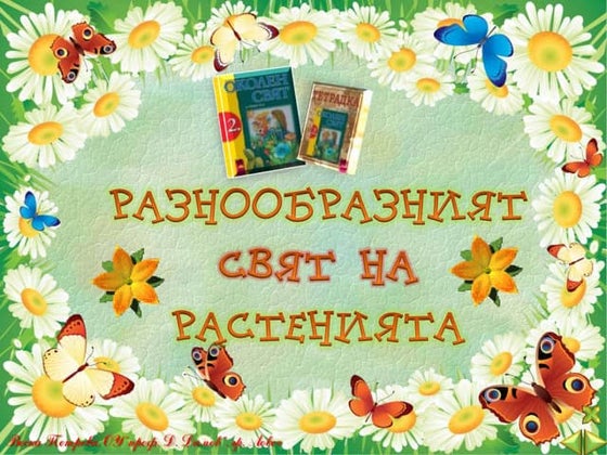 Разнообразният свят на растенията - 2 клас