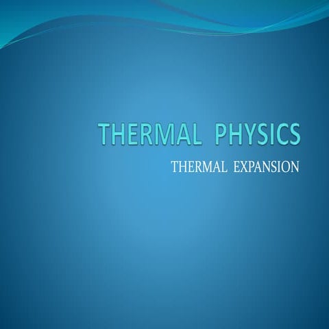 2.2 form 3 thermal expansion