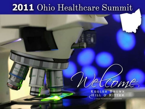 May 2011 Ohio Healthcare Summit Presentation