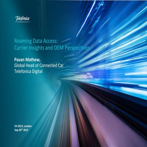 Roaming Data Access: Carrier Insights and OEM Perspectives 