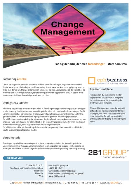 2014 Change management