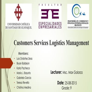 The Customer Service Management