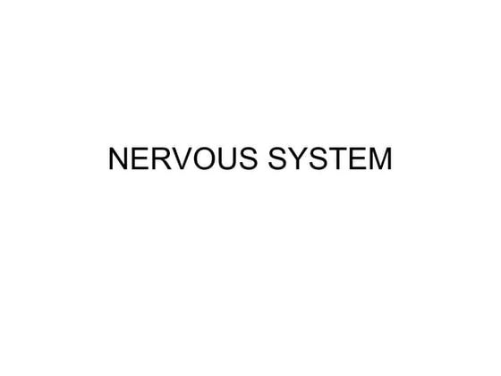 3. Nervous System, mencakup fisiologiogi