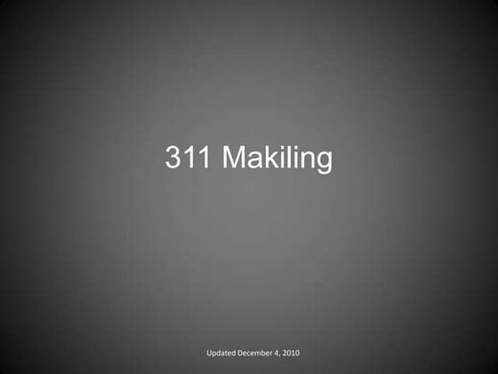 311 Makiling
