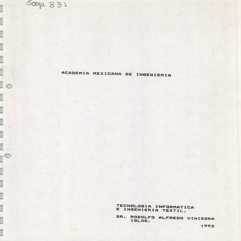 Tecnología informática e ingeniería textil.