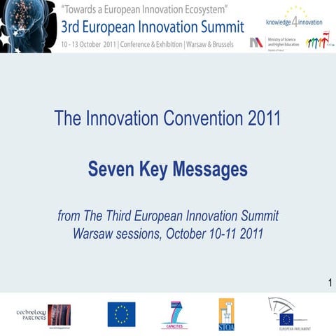 3EIS Outcome Warsaw - 7 Key Messages