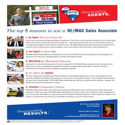 Why Use a Re/Max Agent?