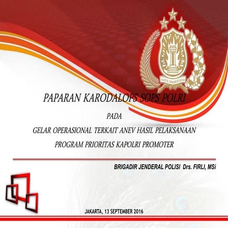 PAPARAN KARODALOPS SOPS POLRI