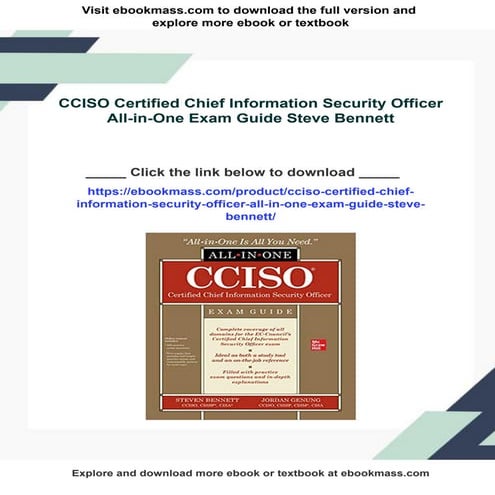 CCISO Certified Chief Information Security Officer All-in-One Exam Guide Stev...