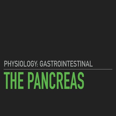 7. the pancreas