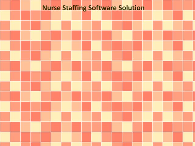Nurse Staffing Software Solution
