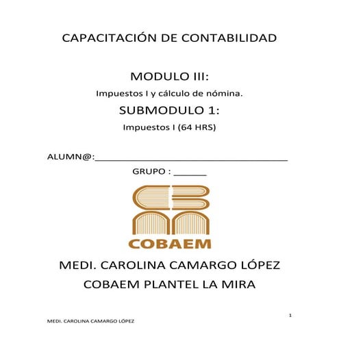 Antologia de impuestos