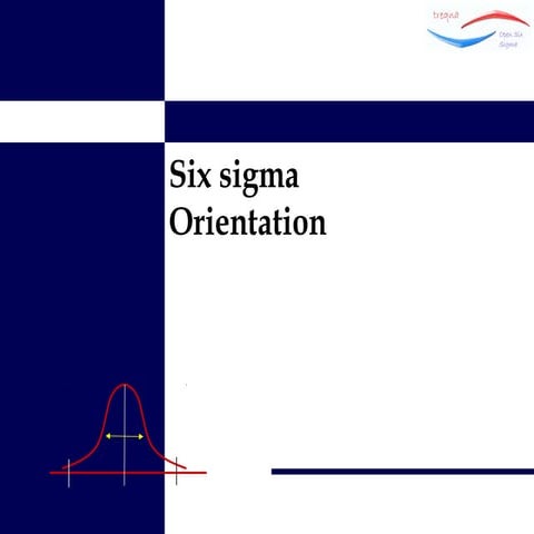 Six Sigma Orntn