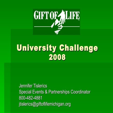 University Challenge   Introductory Presentation 2008
