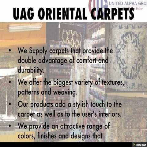 UAG ORIENTAL CARPETS