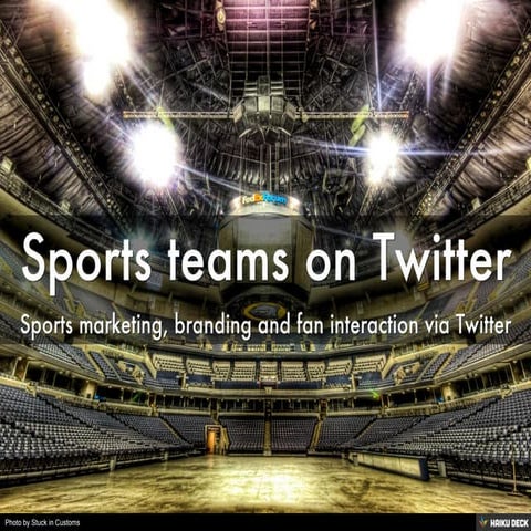 Sports team and fan interaction on social media