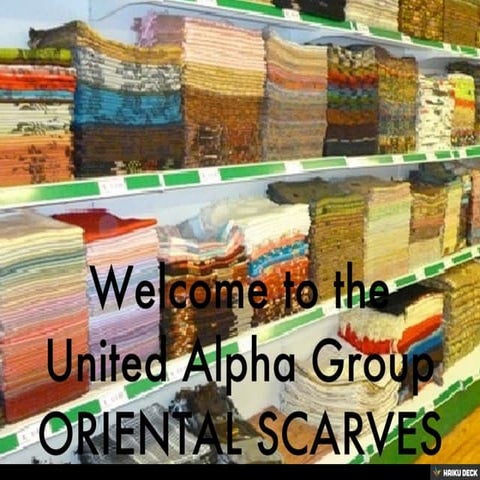 UAG ORIENTAL SCARVES