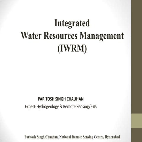 Intergrated Water Resourcses system