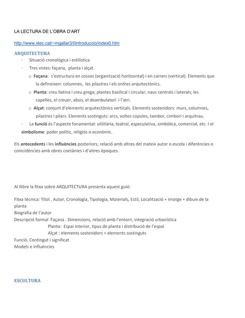 Lectura de l'obra d'art