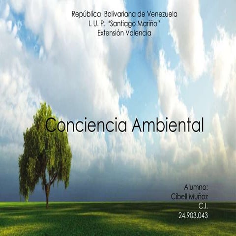 Conciencia Ambiental