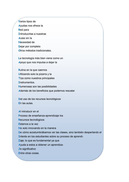 Acrostico