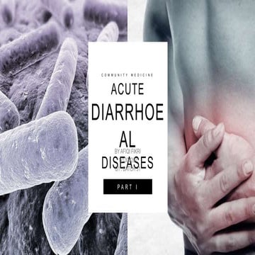 Acute diarrhoeal disease (add)