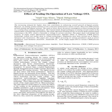 The International Journal of Engineering and Science (The IJES)